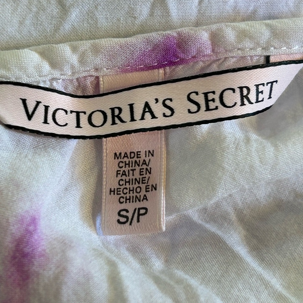 Victoria's Secret Purple Tie-Dye Blouse - Picture 7 of 8